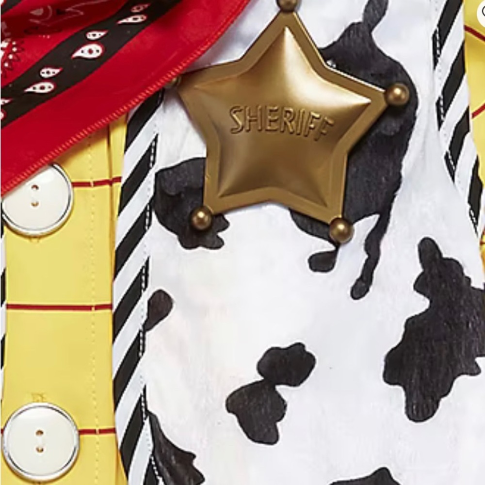 NWT Disney Woody Costume…4pcs…pants, shirt, bandanna and vest… - Picture 2 of 5